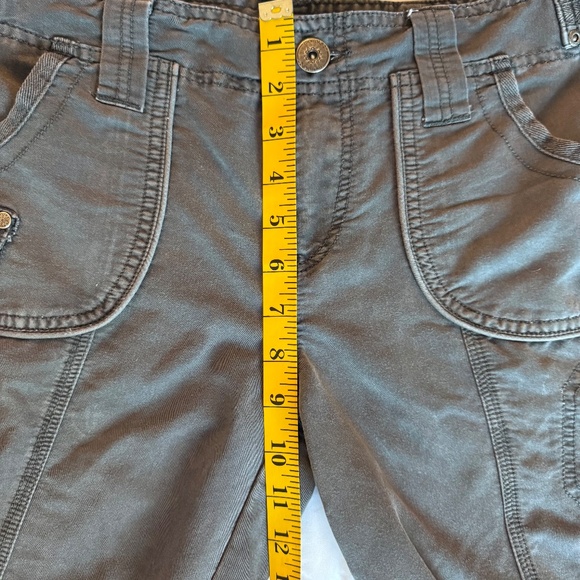 Vintage Dark Grey Convertible Festival Cargo Pants - Picture 8 of 10